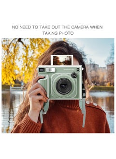 جنرال غطاء شفاف لكاميرا Fujifilm Instax Wide 400، حقيبة غطاء صلبة من الكريستال مع حقيبة فيلم تصوير محسنة وشريط قوس قزح قابل للفصل، حقيبة كاميرا من البي في سي  - Image 2