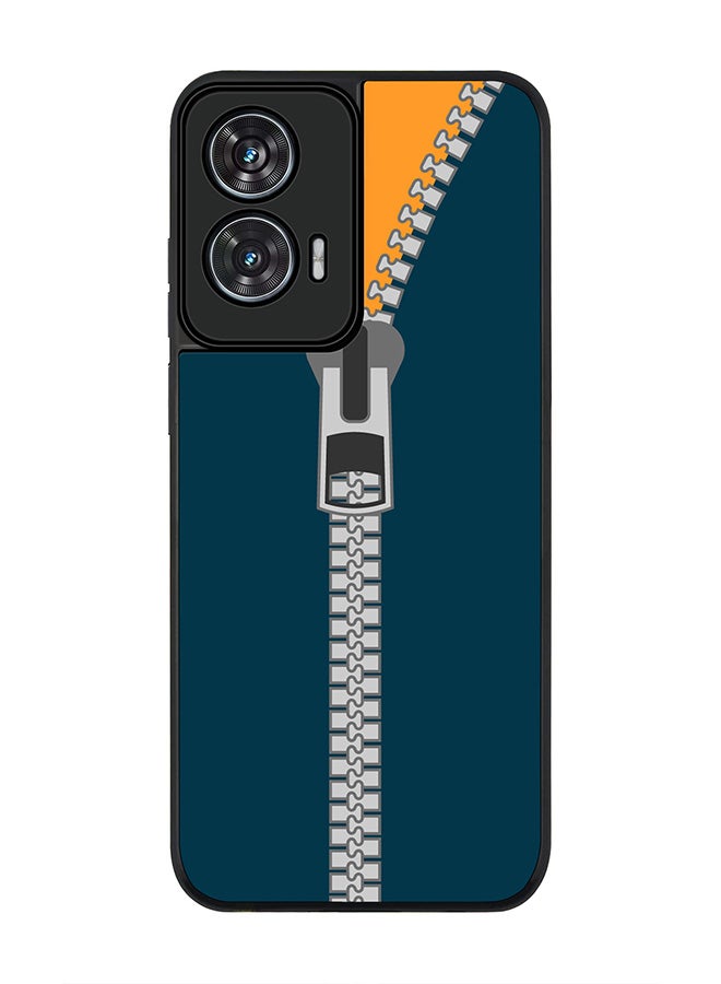 Stylizedd For Motorola Edge 50 Fusion 5G Case,Slim fit Camera Protection, Shockproof Thin Phone cover  - Zipper - Image 1