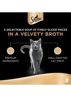 Sheba Cat Soup With Salmon Pack Of 4X40G  - Image 3