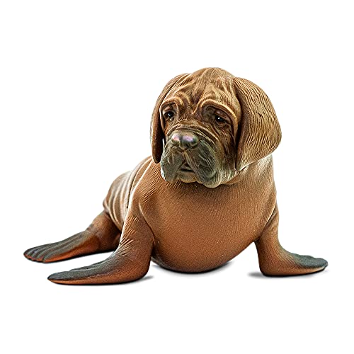 Randimals Sea Lion Figurine Toy Mastiff Dog Face 5 Premium Hard Rubber Animal Action Figure Toy Hybrid Friend Encourages Adventure Imagination - Image 1