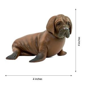 Randimals Sea Lion Figurine Toy Mastiff Dog Face 5 Premium Hard Rubber Animal Action Figure Toy Hybrid Friend Encourages Adventure Imagination - Image 5