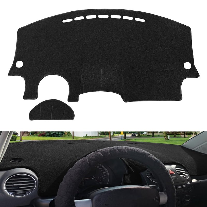 Dashboard Cover Dash Cover Mat Fit for VW Volkswagen Beetle 19982010 Black Z11