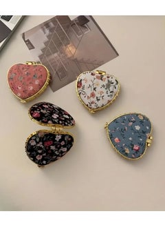 Rozino Small Portable Foldable Double-sided Small Mirror for Women Mini Makeup Mirror Small Flip Cover Portable  - Image 3
