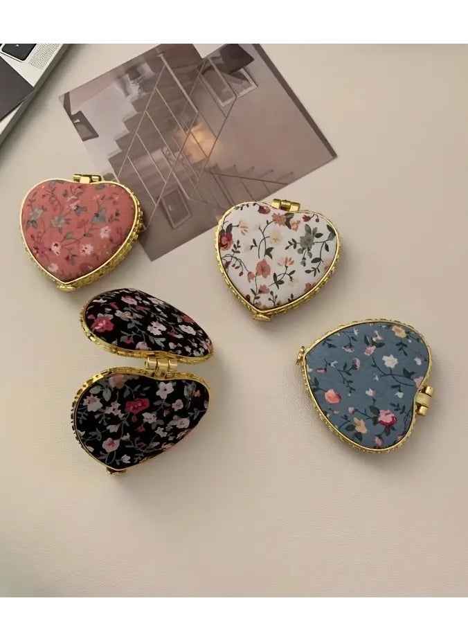 Rozino Small Portable Foldable Double-sided Small Mirror for Women Mini Makeup Mirror Small Flip Cover Portable  - Image 3
