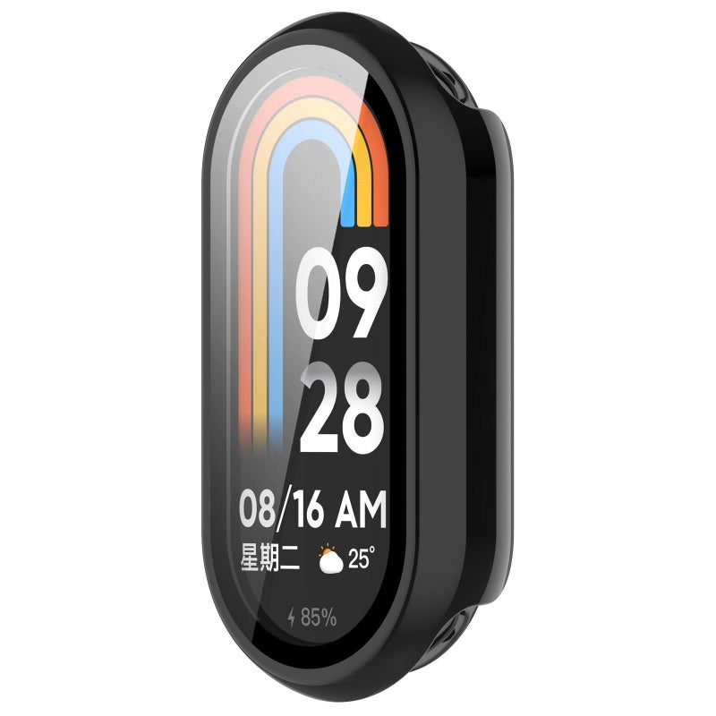 erorex For Xiaomi Smart Band 10 / 10 Nfc Tempered Film Integrated Pc Watch Protective Cover(Black) - Image 2