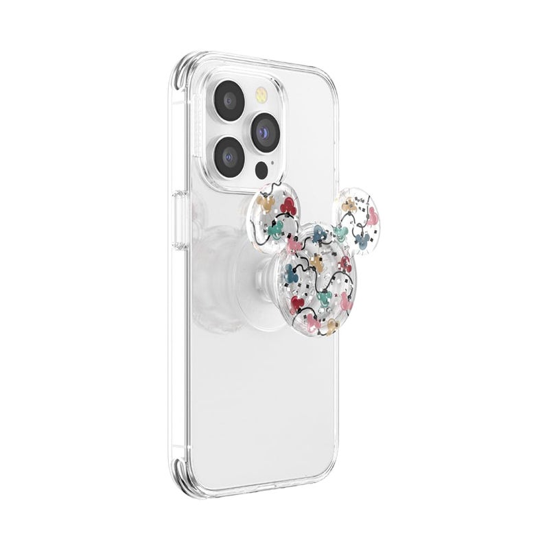 POPSOCKETS â€‹â€‹â€‹â€‹PopSockets Phone Grip with Expanding Kickstand, Adhesive Grip, Disney - PopOut Eardescent Holiday Lights Mick - Image 2