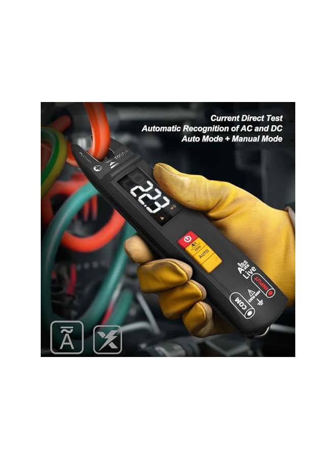 PROMASS promass Digital Clamp Meter, 3 in 1 Clamp Multimeter Smart U Shape Electrical Amp Tester High Accuracy Electric Pen Current Clamp Meter AC DC Current Ohm Voltage Tester for Electricians  - Image 4