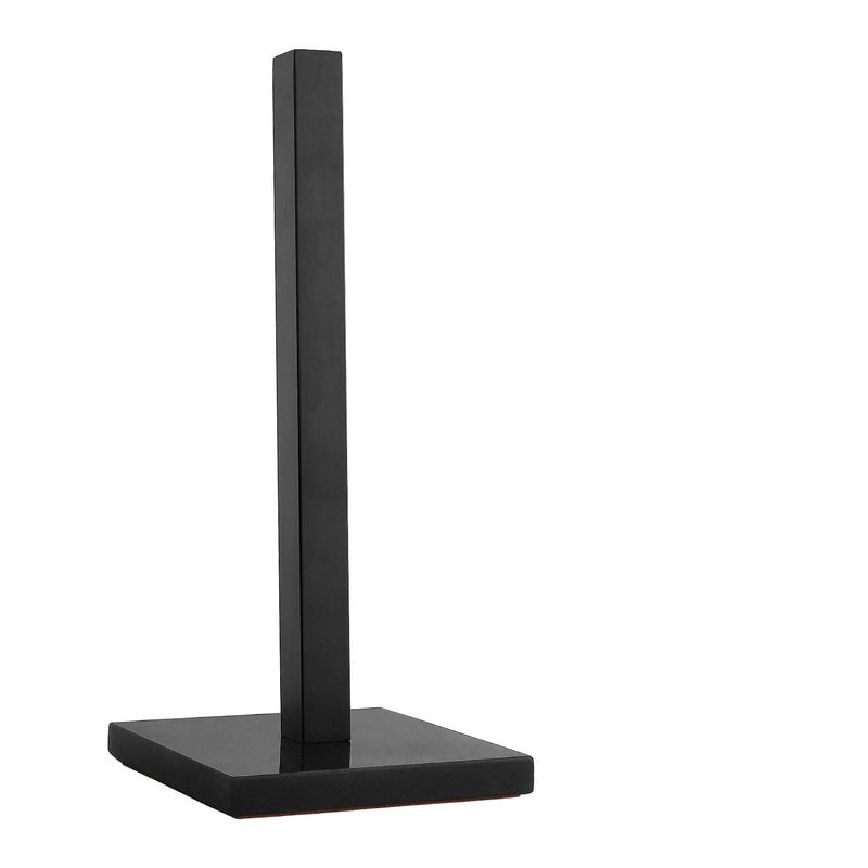 LUTAVOY LUTAVOY Paper Towel Holder Kitchen Standing Paper Towel Roll Holder with Marble Base for Bathroom Kitchen CountertopMatt BlackBlack Base KZ50 