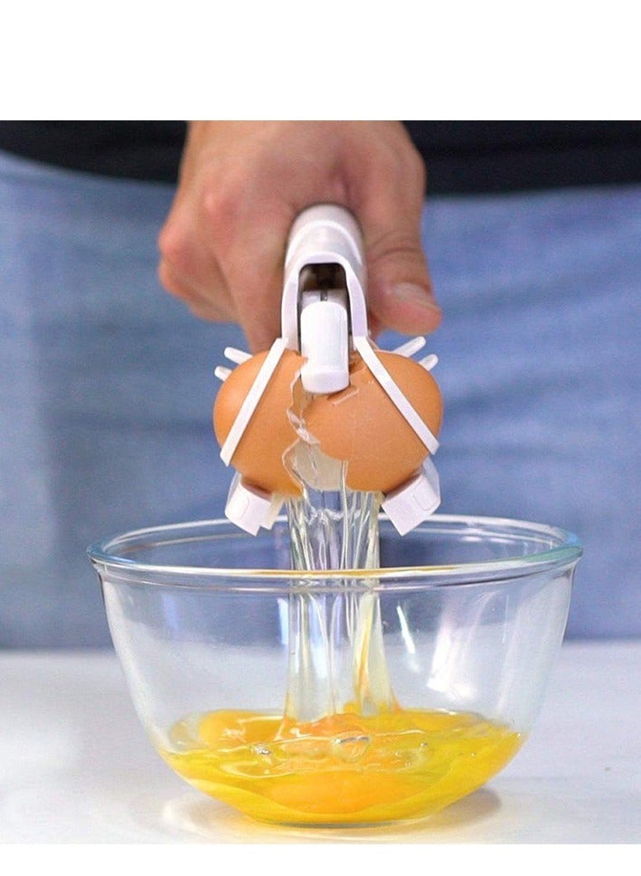 Handheld quick egg beater, egg shell cutter, egg white separator, egg filter, kitchen convenience gadgets  - Image 2