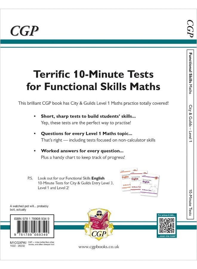 Functional Skills Maths: City & Guilds Level 1 - 10-Minute Tests - Image 2