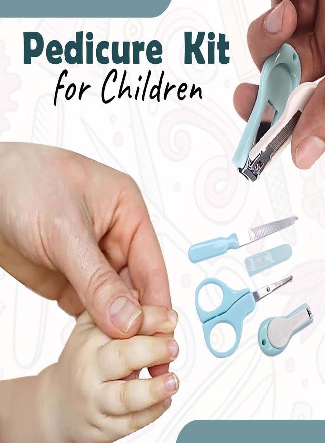 Fully Portable Manicure Tool Kit For Newborn Babies| Baby Nail Grooming Kit | Baby Nail Cutter,Scissor,Nail Clippers And Filer For Baby, Infants And Toodlers (Pack Of 4 Pcs) - Image 4