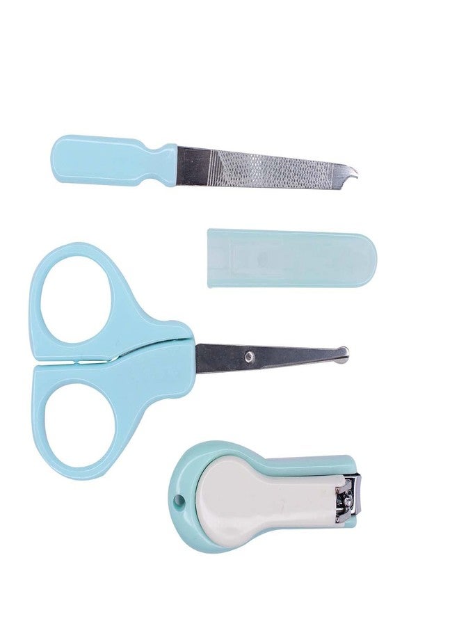 Fully Portable Manicure Tool Kit For Newborn Babies| Baby Nail Grooming Kit | Baby Nail Cutter,Scissor,Nail Clippers And Filer For Baby, Infants And Toodlers (Pack Of 4 Pcs) - Image 1