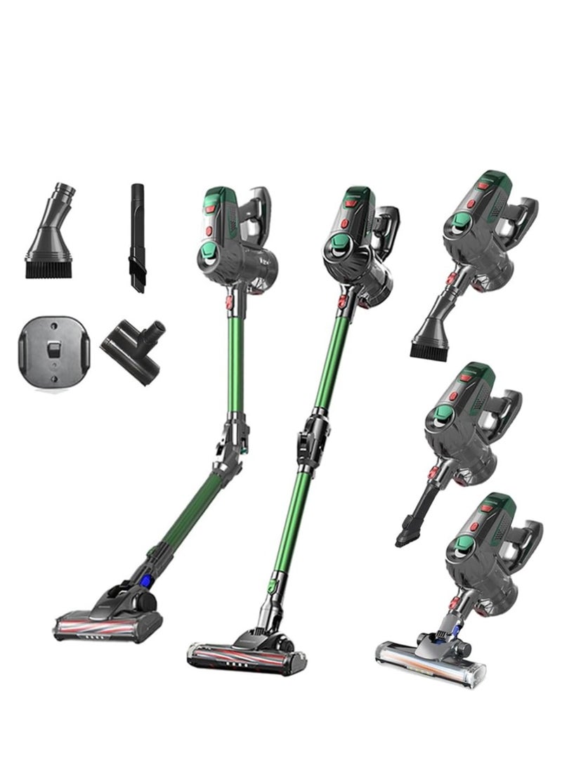 DMG TECH Cordless Vacuum Cleaner, 6 in 1 Folding Vacuum Cleaner 150W 9000Pa, Brushless Motor, Powerful Suction, 40 Minutes Long Runtime, Lightweight Handheld for Hard Floor Carpets and Pet Hair in Car  - Image 1