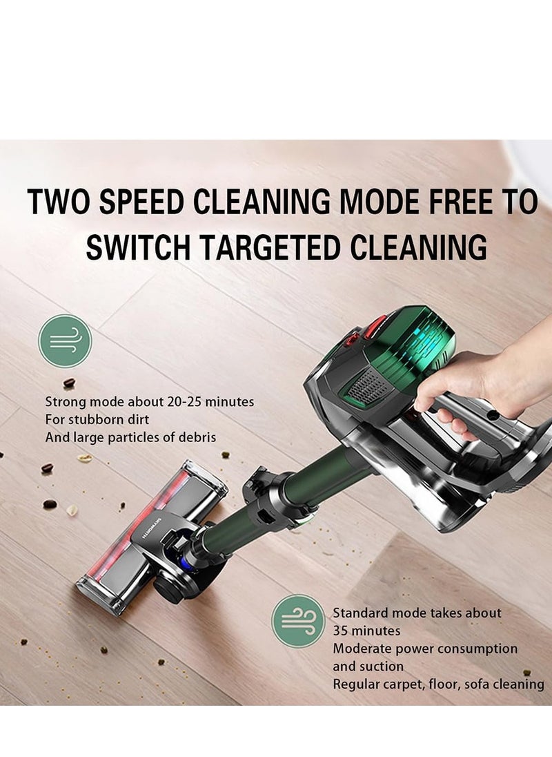 DMG TECH Cordless Vacuum Cleaner, 6 in 1 Folding Vacuum Cleaner 150W 9000Pa, Brushless Motor, Powerful Suction, 40 Minutes Long Runtime, Lightweight Handheld for Hard Floor Carpets and Pet Hair in Car  - Image 4