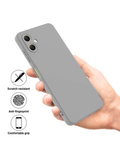 Wtech Samsung Galaxy A06 4G 2024 Premium Liquid Silicone Case Cover - Grey  - Image 2