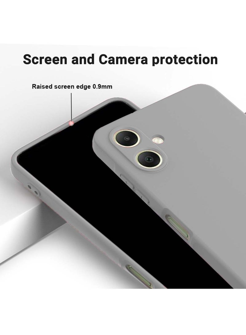 Wtech Samsung Galaxy A06 4G 2024 Premium Liquid Silicone Case Cover - Grey - Image 3