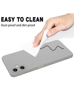 Wtech Samsung Galaxy A06 4G 2024 Premium Liquid Silicone Case Cover - Grey  - Image 5