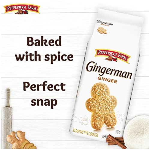 Pepperidge Farm Gingerman Cookies, 21 Ginger Cookies, 5 oz. Bag - Image 2