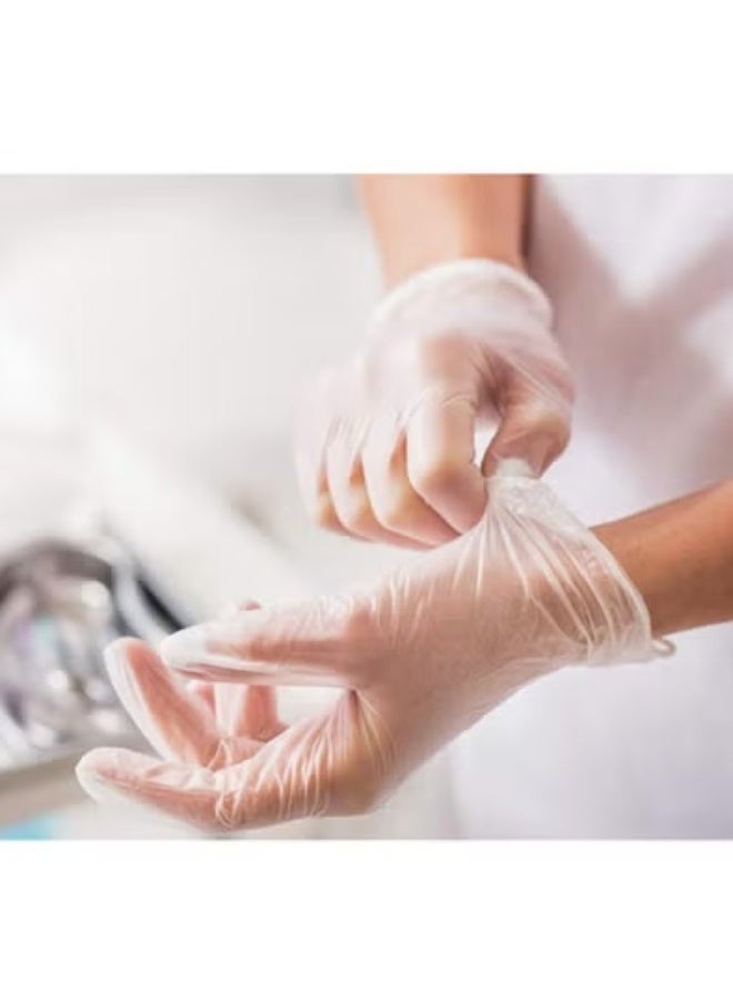 TouchFlex 100-Piece Vinyl Exam Gloves Medical Powder-Free, Medical Grade, Non-Sterile, Ambidextrous, Latex-Free, Single Use, Large - Image 5