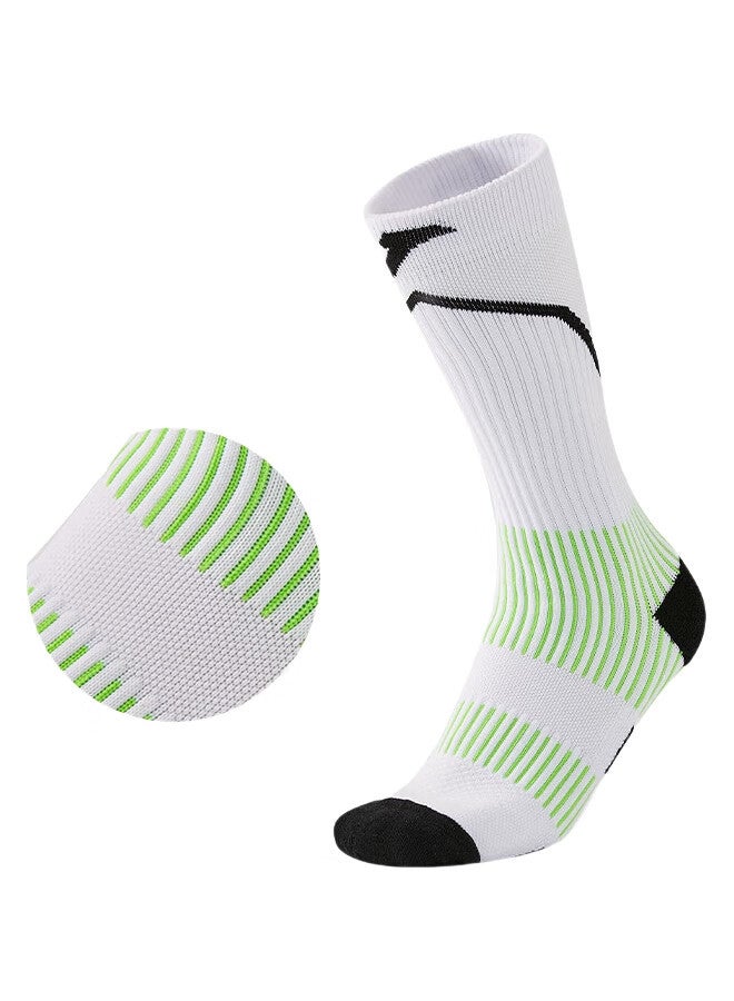 Joma Mid-Calf Soccer Socks For Children, Thickened Terry Bottom, Non-Slip, Wear-Resistant, Moisture-Absorbing, Breathable, Compression Socks For Running, Basketball, And Sports - Image 1