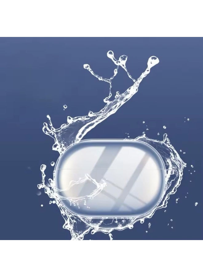 Silicone Case, Compatible with Huawei FreeBuds Pro 4 / FreeBuds Pro 3 Shockproof HD TPU Headphone Cover For Huawei FreeBuds Pro3 / FreeBuds Pro4 With Lanyard - Clear - Image 3