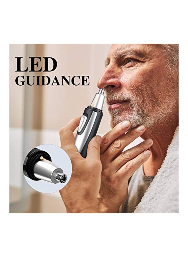 NIBEMINENT Ear And Nose Hair Trimmer Set Silver/Black - Image 3