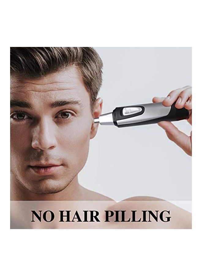 NIBEMINENT Ear And Nose Hair Trimmer Set Silver/Black - Image 5