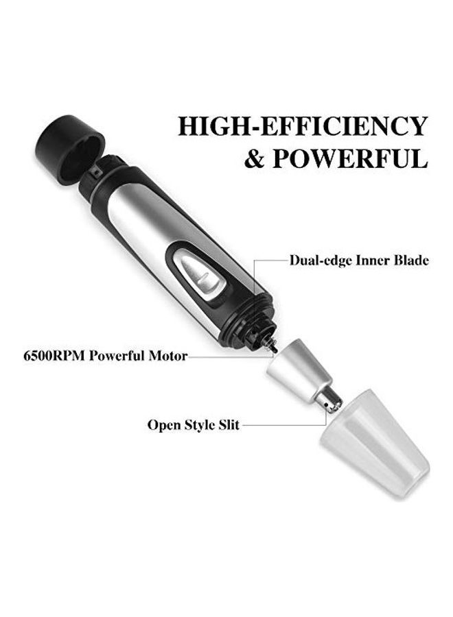 NIBEMINENT Ear And Nose Hair Trimmer Set Silver/Black - Image 4