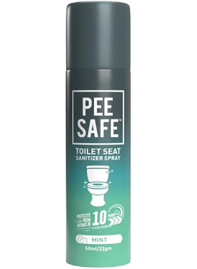 PEESAFE Toilet Seat Sanitizer Spray Mint 75Ml  - Image 1