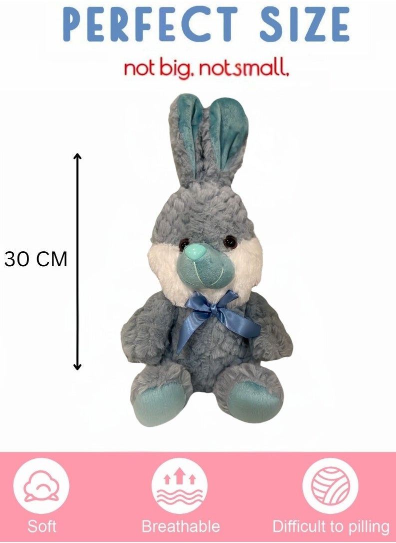 Lukadah Rabbit Plush Stuffed Toys, Kids Soft Plushie Animal Doll, Birthday Gift, Boys Girls, Adorable Stuffed,Nursery Decorate For Kids, Toddlers, Birthday Gift, Baby Shower, Anniversary  - Image 3