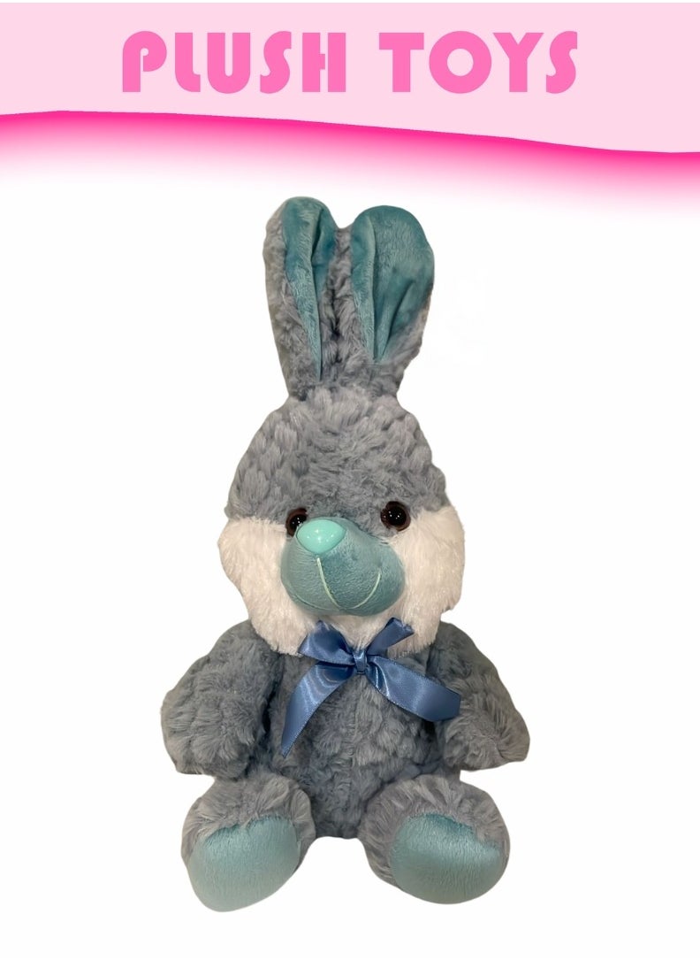 Lukadah Rabbit Plush Stuffed Toys, Kids Soft Plushie Animal Doll, Birthday Gift, Boys Girls, Adorable Stuffed,Nursery Decorate For Kids, Toddlers, Birthday Gift, Baby Shower, Anniversary  - Image 2