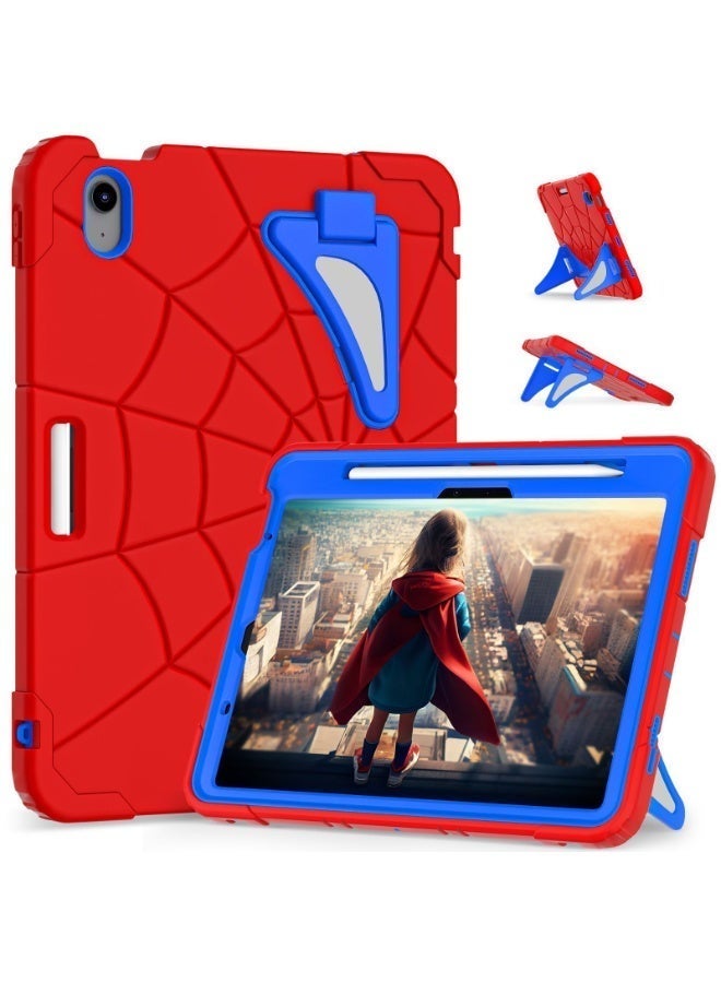 Spider Style Case Compatible for iPad Pro 11 Inch(2018/2020/2021/2022)/iPad Air 4th Gen 10.9 Inch(2020)/iPad   Air 5th Gen 10.9(2022) Shockproof Protective Cover with Pencil Holder Kickstand for Kids Children - Image 1