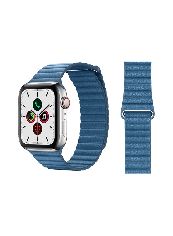 Alyashmac Stylish Band For Apple Watch Series 5/4/3/2/1 Cape Blue - Image 2