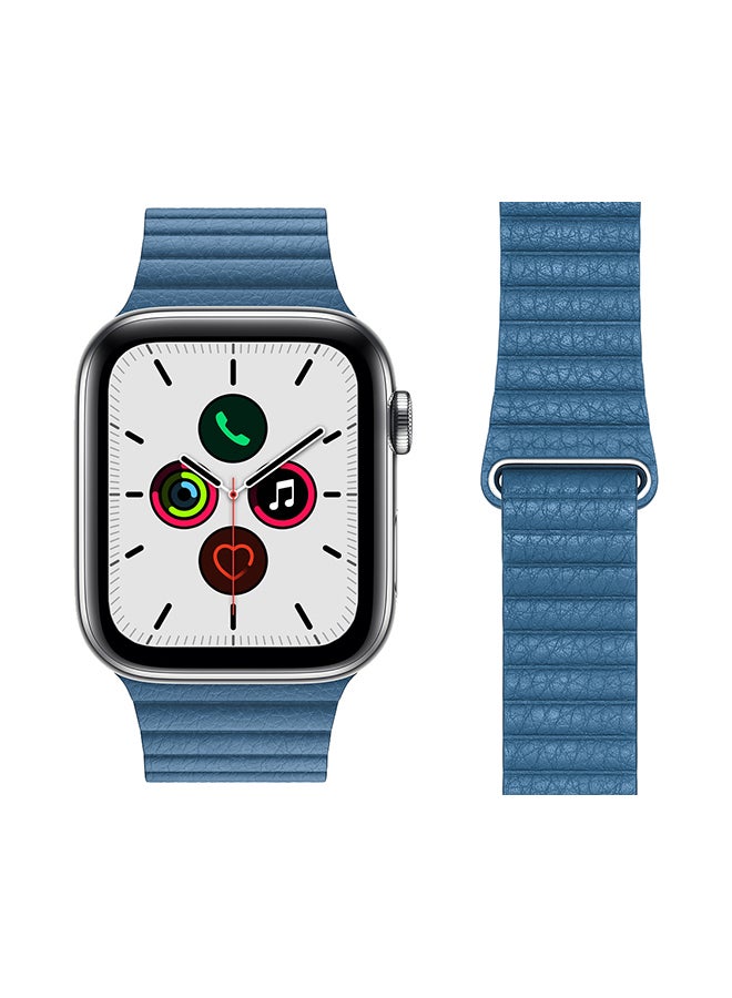 Alyashmac Stylish Band For Apple Watch Series 5/4/3/2/1 Cape Blue - Image 1