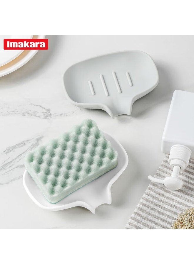 Imakara High-end Luxury Soap Dish, Draining Large Bathroom Soap Holder, Laundry Storage Rack - Image 3