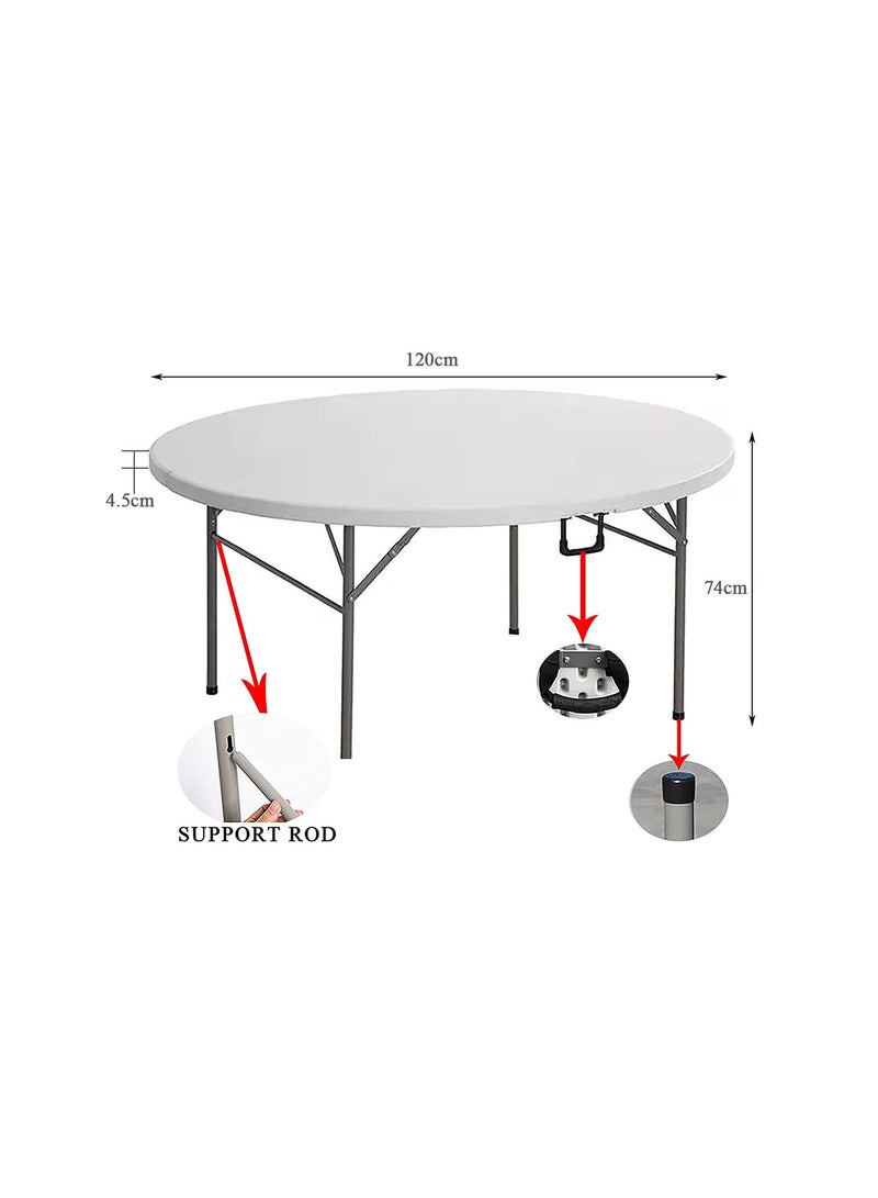 SunBoat Commerce ‎120CM Portable Folding Briefcase Table  ‎HDPE Granite Series - Image 4