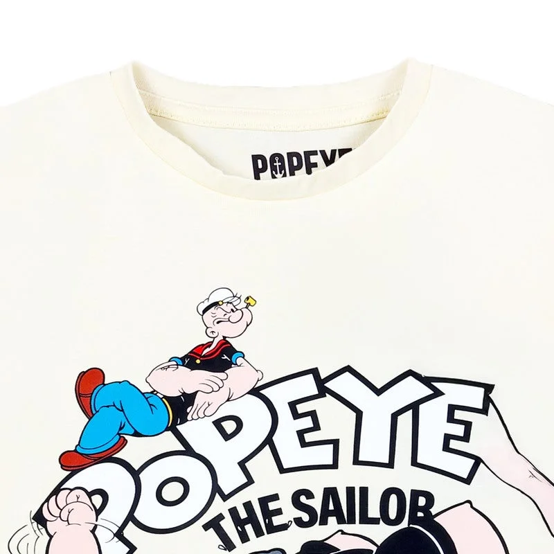 Trucare  POPEYE The Sailor Kids Boy's Short Sleeve T-Shirt for Kids | Best Price UAE
