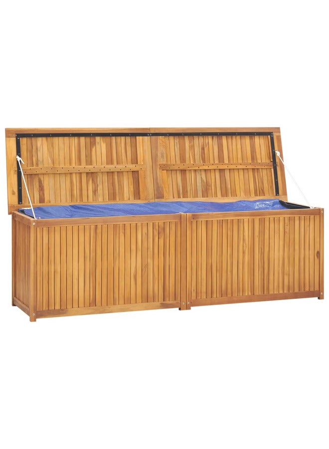 فيداكسل vidaXL صندوق حديقة 175×50×55 سم خشب ساج صلب - Image 4