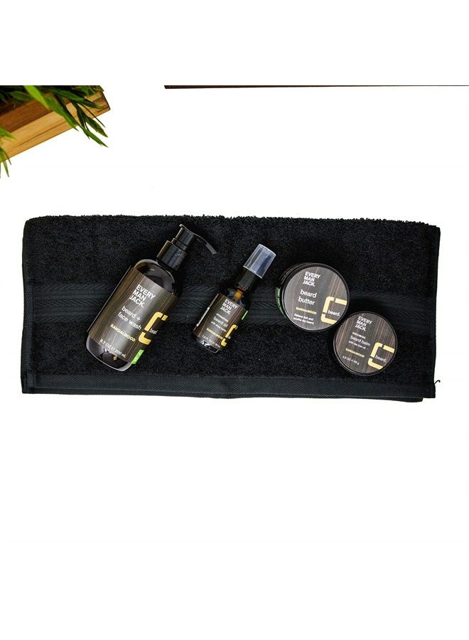 Every Man Jack Beard Balm - Subtle Sandalwood Fragrance - Moisturizes, Protects, and Strengthens Your Beard - Naturally Derived with Tea Tree Oil, Shea Butter, and Jojoba - 2.0 - Fluid Ounces