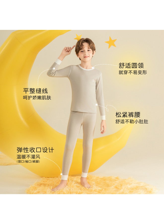 Fenton boys' Thermal Underwear, Thick Base Layer For Kids & Teens, Winter Homewear - Image 4