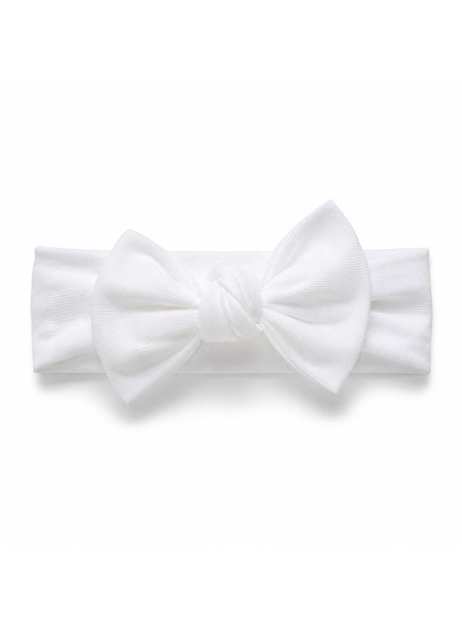 Headband Lycra Rose and White from 1 to 5 years old, high quality material and comfortable to wear - Image 2