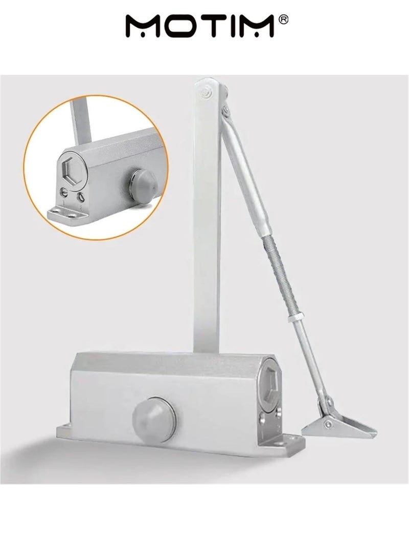موتيم الباب الأوتوماتيكي أقرب هيدروليكي قابل للتعديل السرعة تحديد المواقع إيقاف الباب حامل الباب الواقي الأجهزة للاستخدام التجاري السكني لباب 85 كجم - Image 2