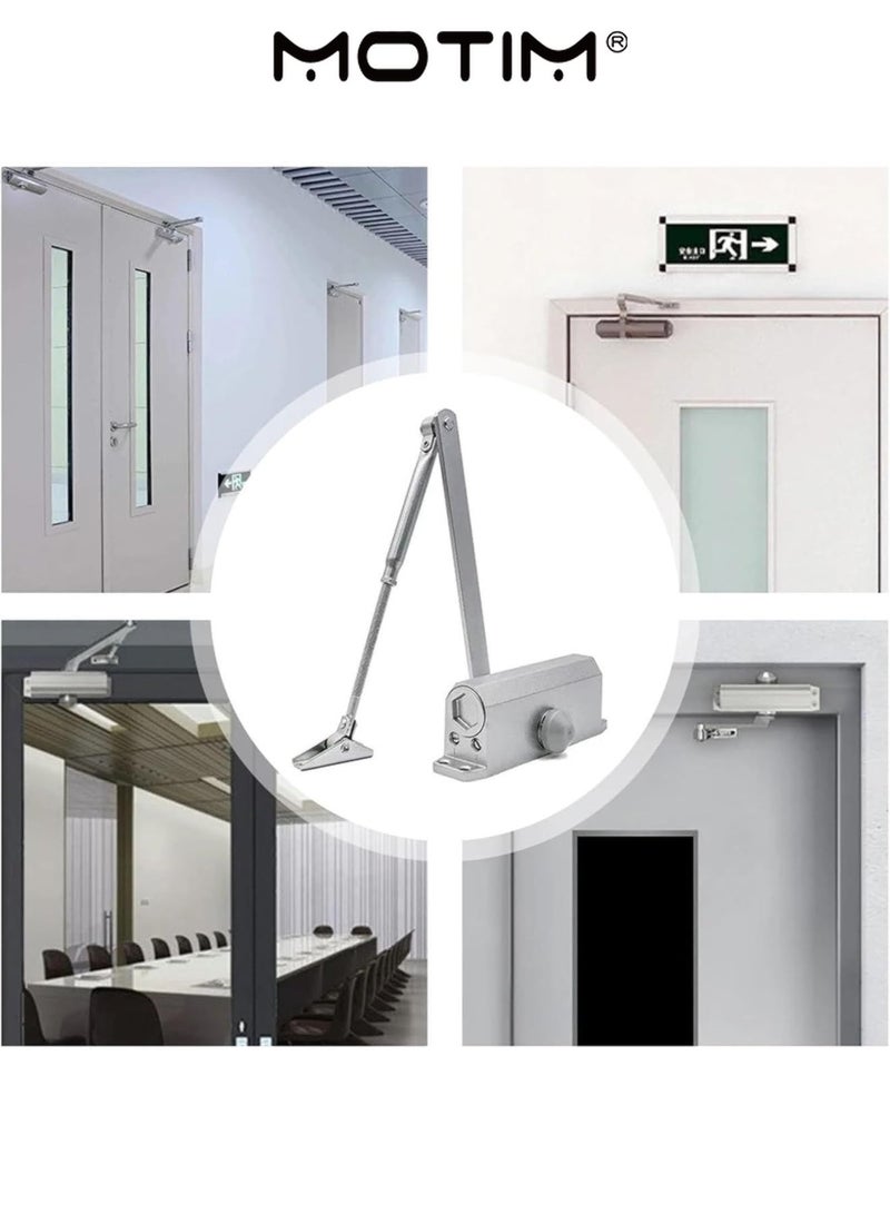 موتيم الباب الأوتوماتيكي أقرب هيدروليكي قابل للتعديل السرعة تحديد المواقع إيقاف الباب حامل الباب الواقي الأجهزة للاستخدام التجاري السكني لباب 85 كجم - Image 4