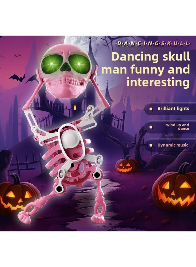 Shake Sound Explosions Skull Man Dancing Swing Coil Internet Celebrous 3D Printing Fun Small Toy Skull Toy Ornaments-Color: Dancing Skeleton Man 17cm (color Box) Needs Bags For Details  - Image 2