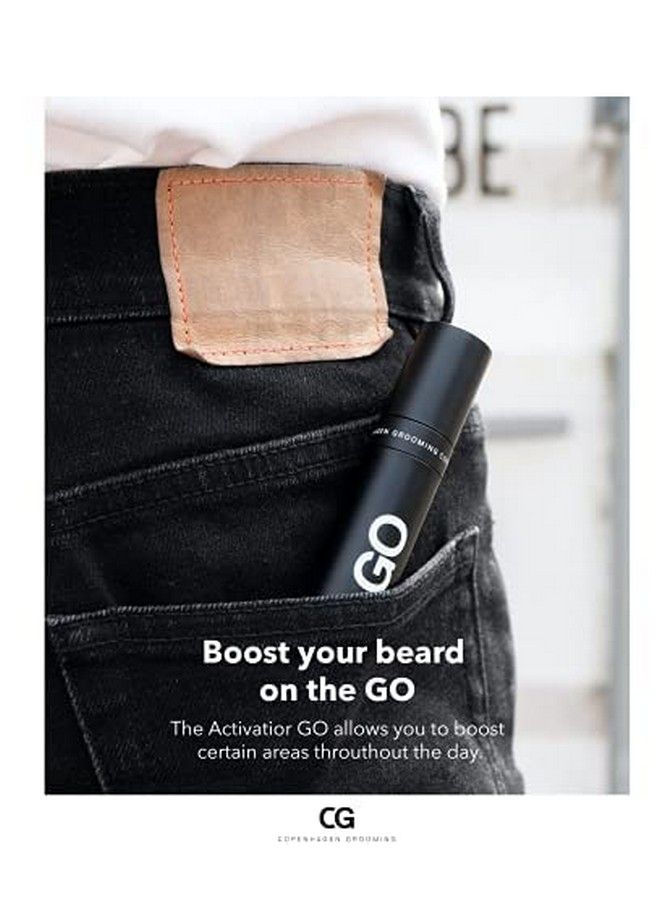 Copenhagen Grooming م Activator Go (0.33 أونصة سائلة / 10 مل) سيروم نمو اللحية العملي زيت نمو اللحية الطبيعي سيروم فعال لنمو شعر الوجه للرجال سيروم نمو اللحية العملي مع البيوتين - Image 4
