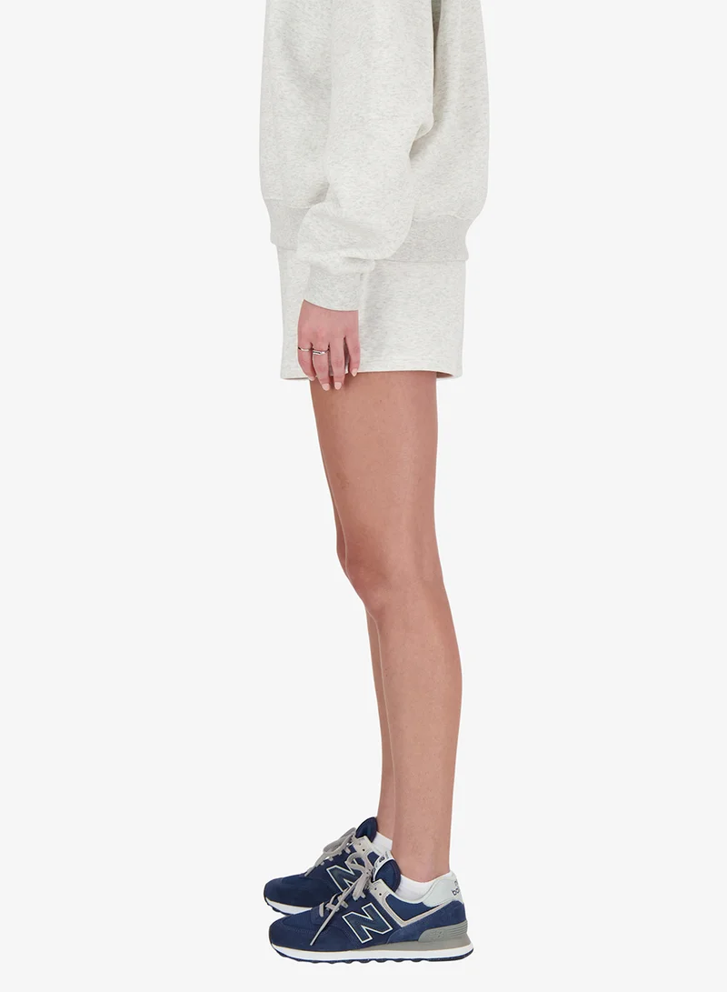 New Balance ASH HEATHER (AHH) Essentials French Terry Shorts for Women | Best Price UAE