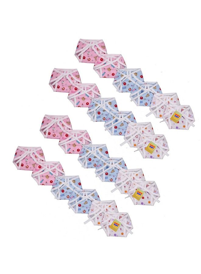 FARETO Baby Cotton Cloth Single Layer Nappies Pack Of 24 Pcs (Multi)(06 Months) - Image 2