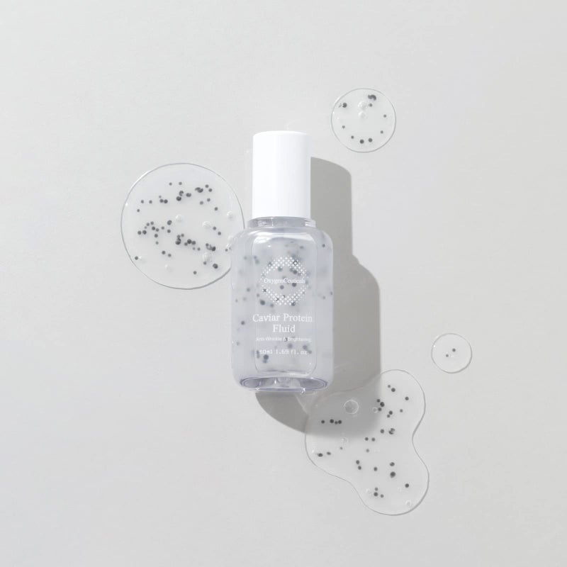 OxygenCeuticals Caviar Protein Fluid â€“ Total Anti-Aging Ampoule with 5% Caviar Extract, Niacinamide & Adenosine, Peptide-Enriched Brightening & Firming Serum for Youthful Radiance. 1.69 fl.oz (50ml) - Image 4