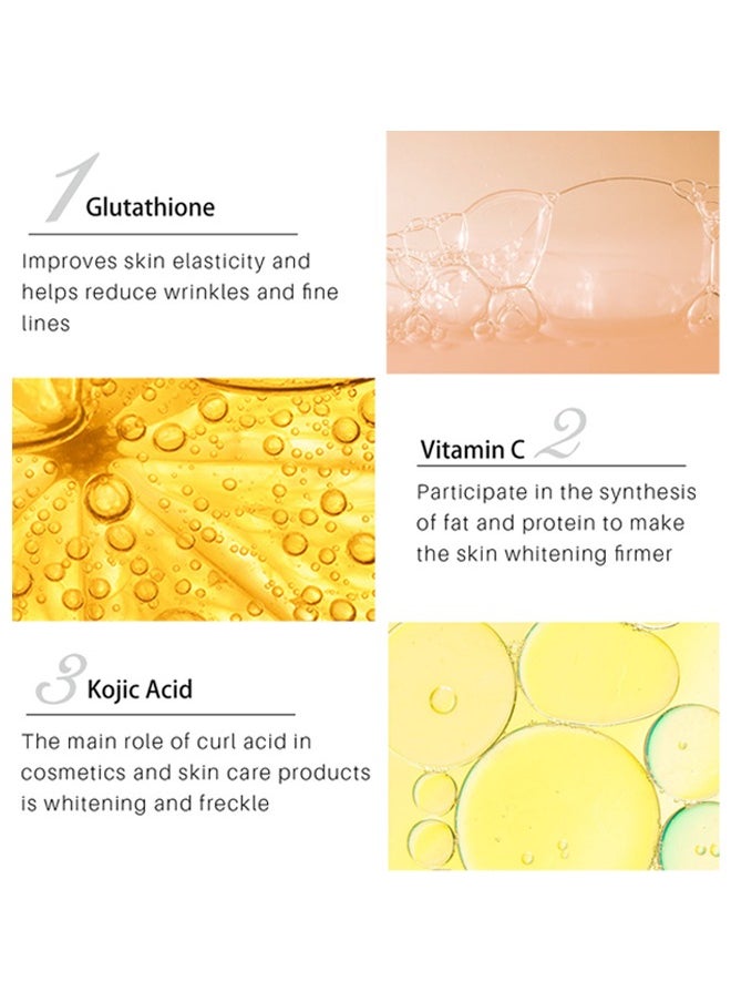 Lanthome Glutathione White Cream，Facial Dark Spots Remover 2% Glutathione Face Cream Whitening Moisturizing Facial Cream Face Moisturizer Facial Skin Care Cream Intensive Lightening Facial Cream 20g  - Image 3