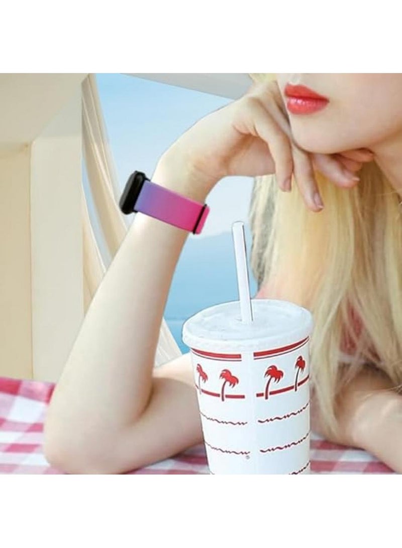 Y&D Applies To Iphone Watch 38/40/41mm Woven Nylon Plain Painted Strap  - Image 2